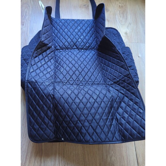 Vera Bradley Make a Change Baby Diaper Tote Bag Changing Pad Solid Navy Blue - Picture 4 of 13